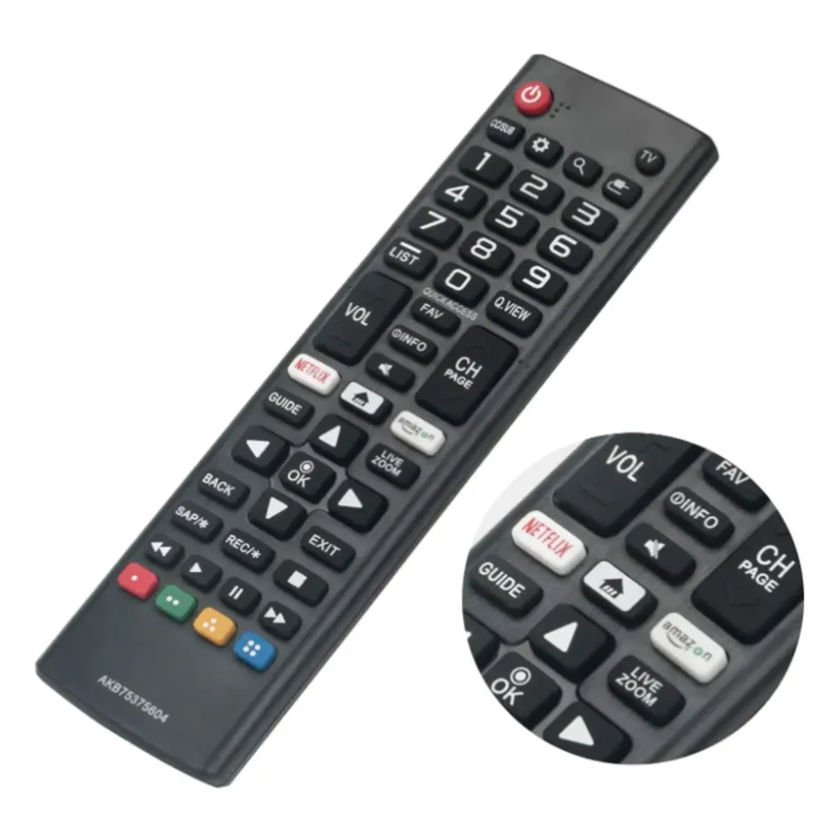 GENERICO - Control Remoto Compatible Con LG Smart Tv
