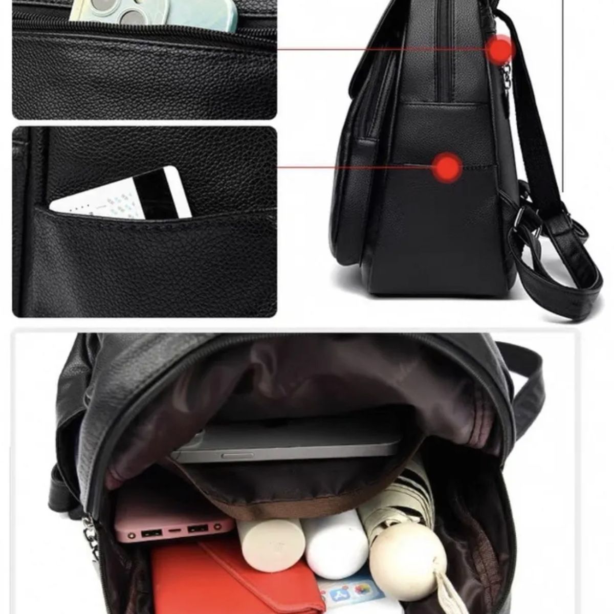 MOMO - Mochilas Urbana Para Mujer Antirrobo Impermeable 2930 Grand