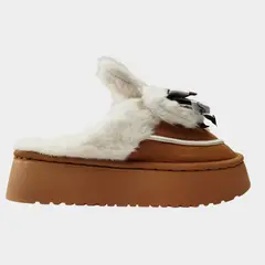 LIKE SHOP - Pantuflas Mujer Aplicacion Cinta Orejas de Conejo Calidad Tendencia 4935