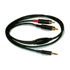 NEUTRIK - Cable Mini Plug a 2 RCA 0.9 Metros Rean by NRA 0150 009