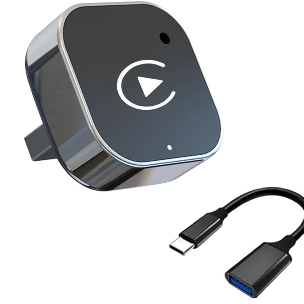GENERICO - Adaptador Automático Inalámbrico 2en1 para CarplayAndroid