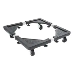 MP - Base Ajustable Multiusos Ruedas Cocina Lavadora Refrigerador color Negro