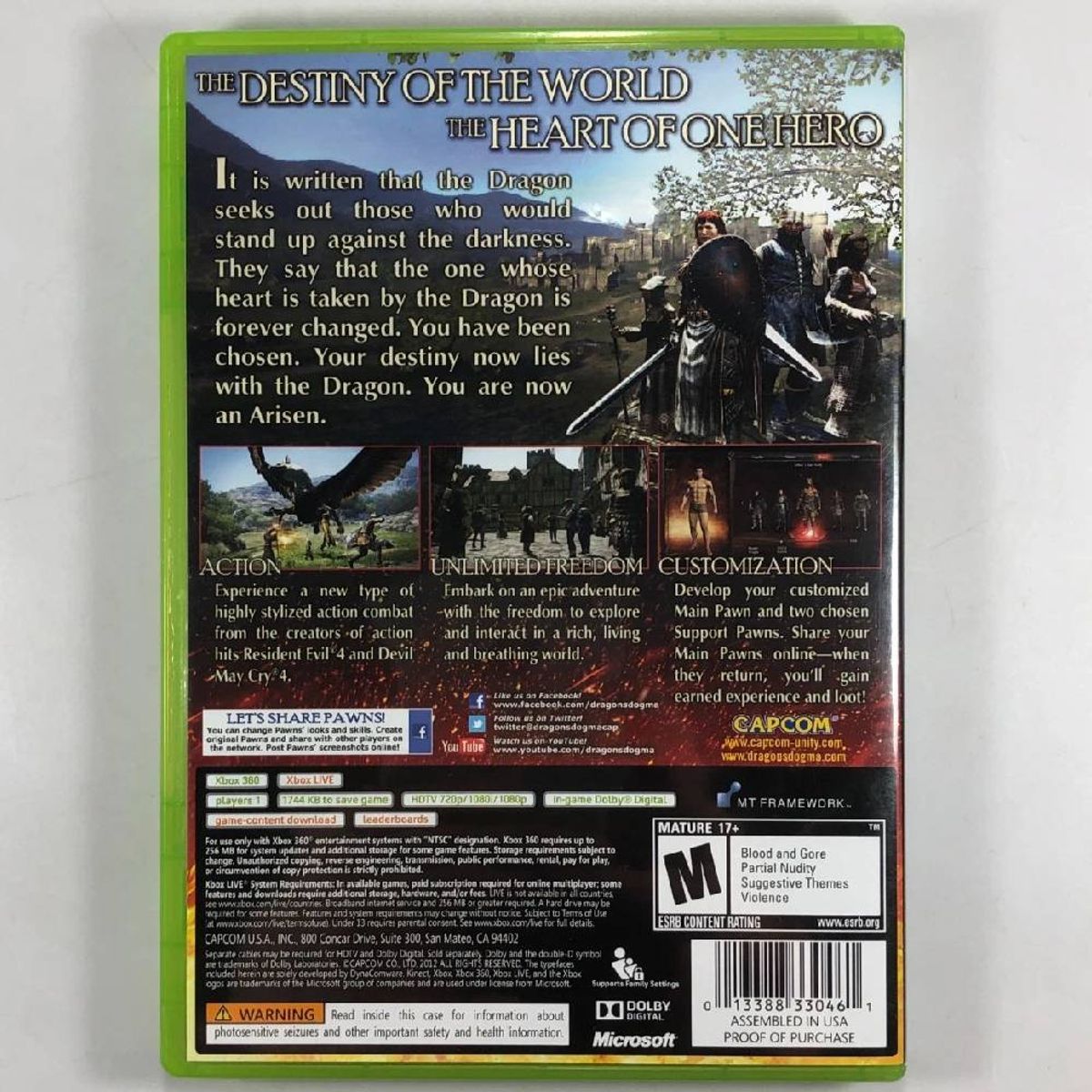 MICROSOFT - Dragons Dogma - Xbox 360