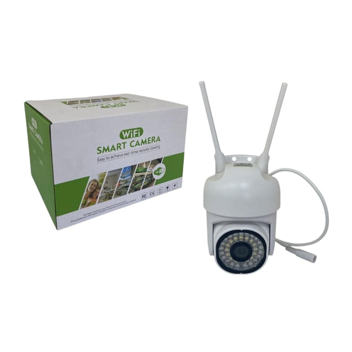 GENERICO - CAMARA VIGILANCIA IP EXTERIOR WIFI 36 LED APP YCC365
