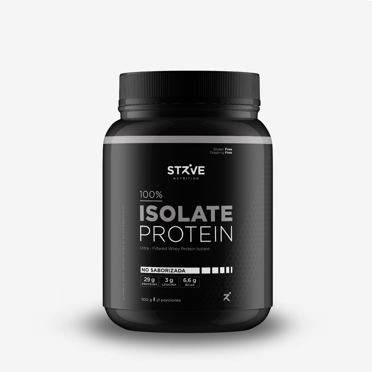 STRIVE - STRIVE Isolate Protein No Saborizada 21 porciones 735g