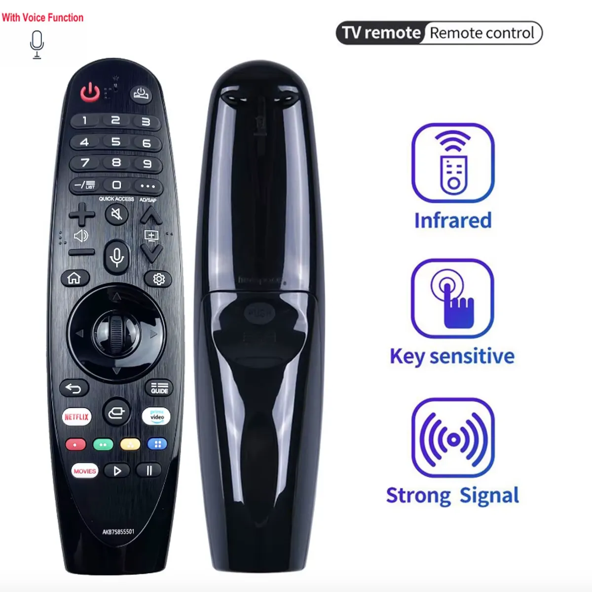 GENERICO - Control Remoto Magic Para LG Smart Tv Con Puntero Firme