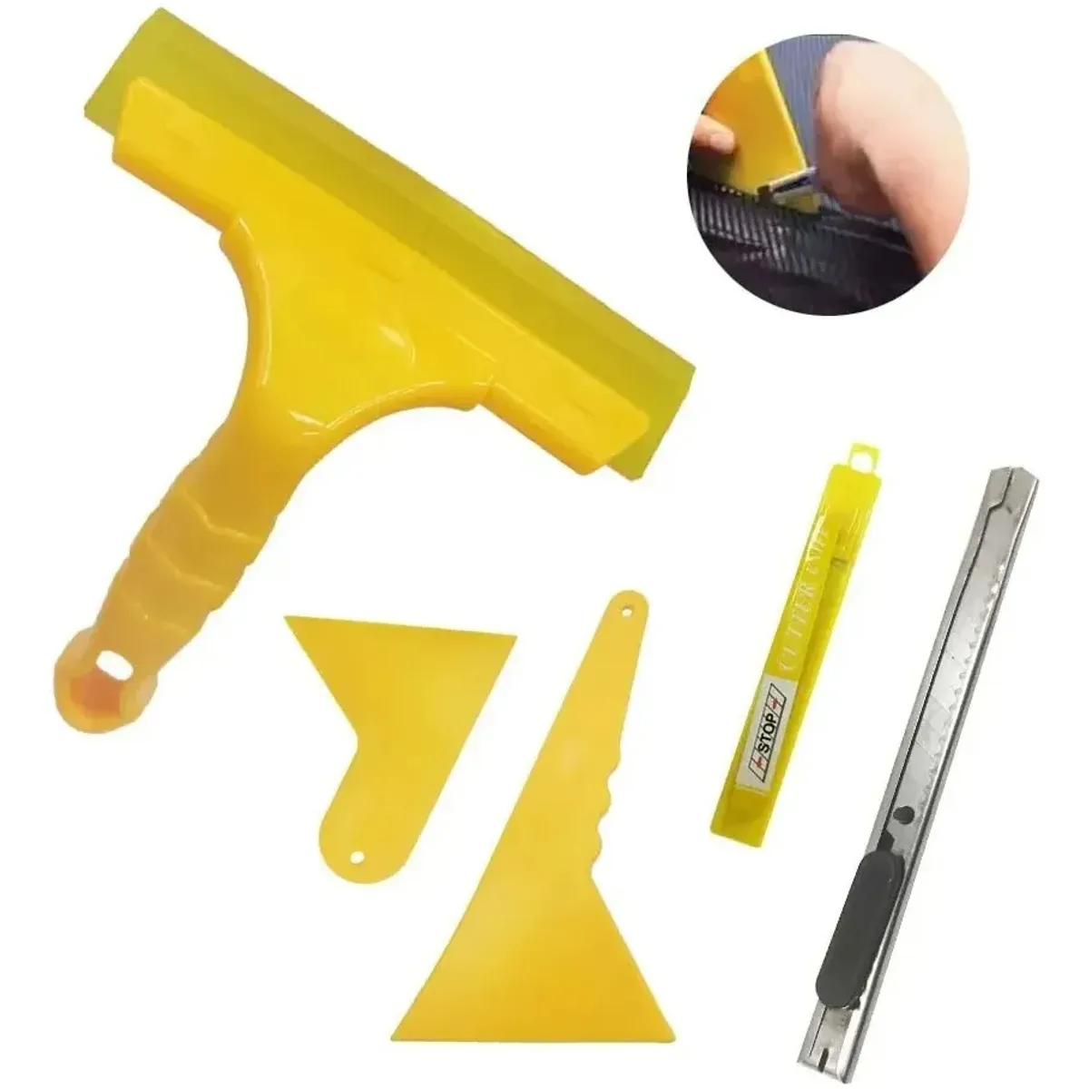 GENERICO - Kit De Espatulas Para Polarizado 5 Piezas