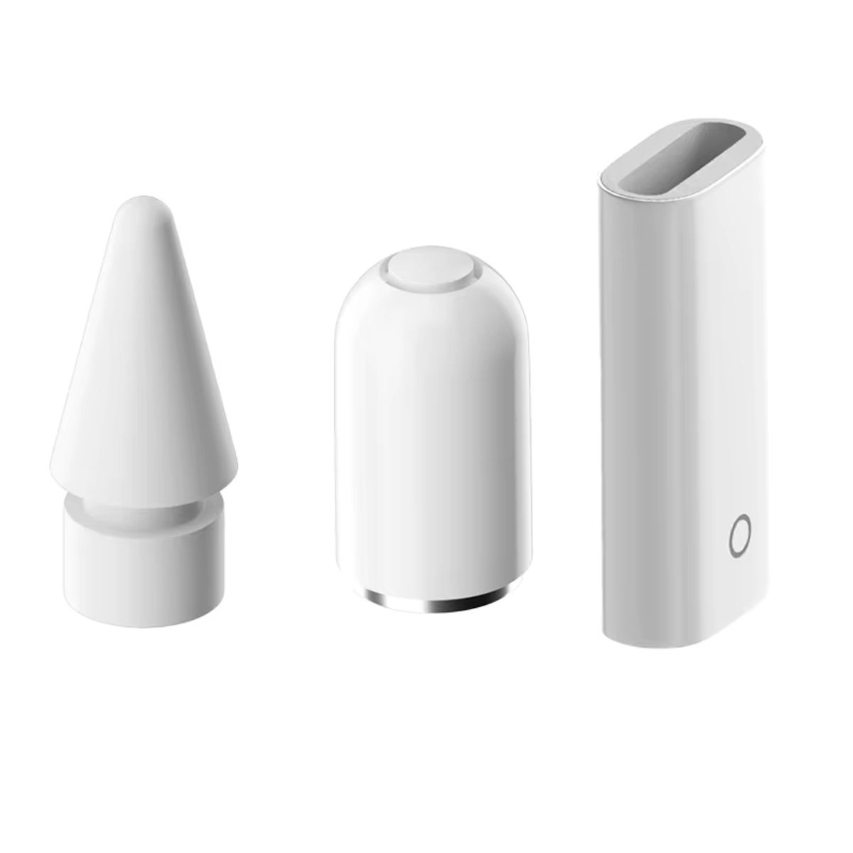KUULAA - Puntas Para Pencil 1° Generación 4u más Tapa y Adaptador de carga