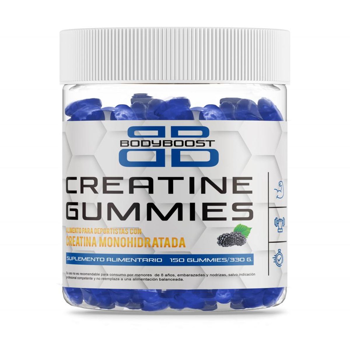 BODYBOOST - Gomitas de Creatina sabor Blueberries Bodyboost