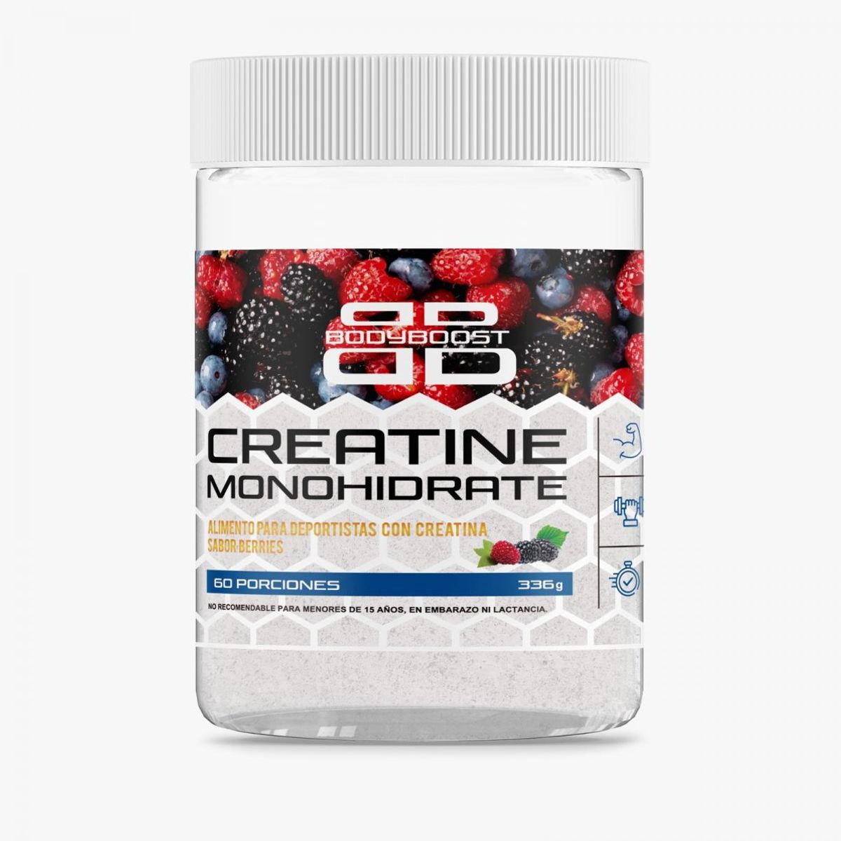 BODYBOOST - Creatina en polvo sabor Berries