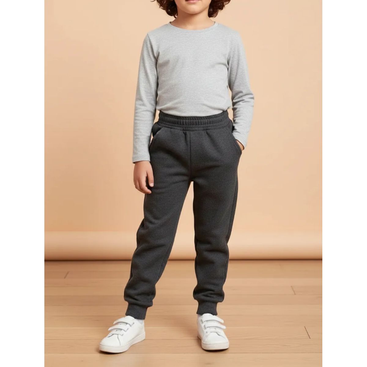 AGW - Pantalón Buzo Niño y niña Con Puño 100% Algodón Nacional