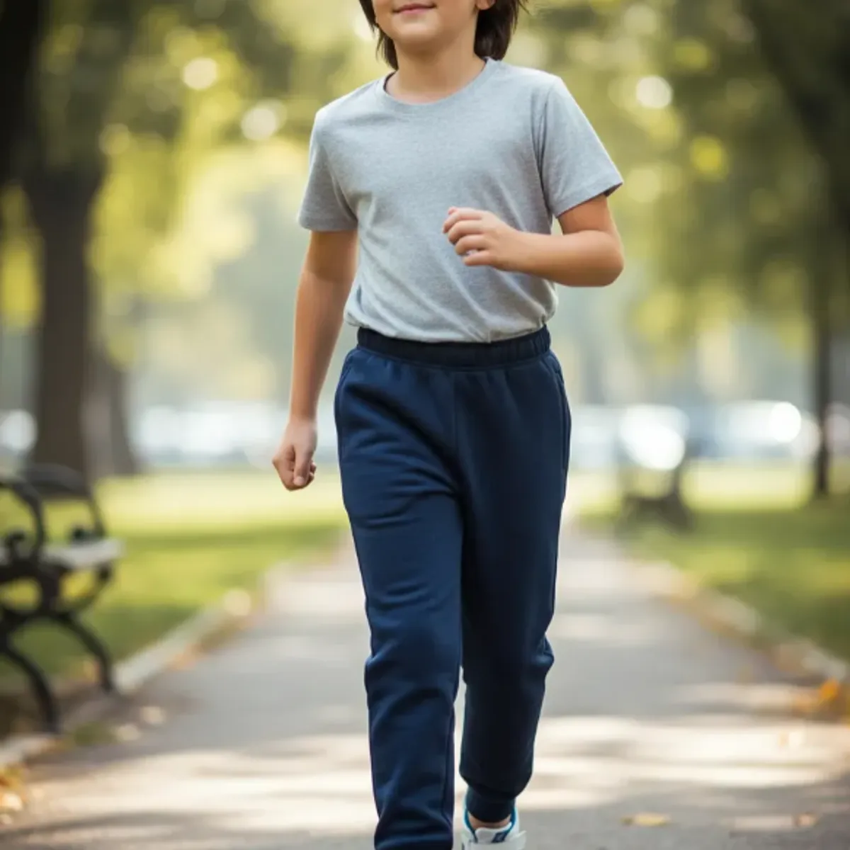 AGW - Pantalón Buzo Niño y niña Con Puño 100% Algodón Nacional