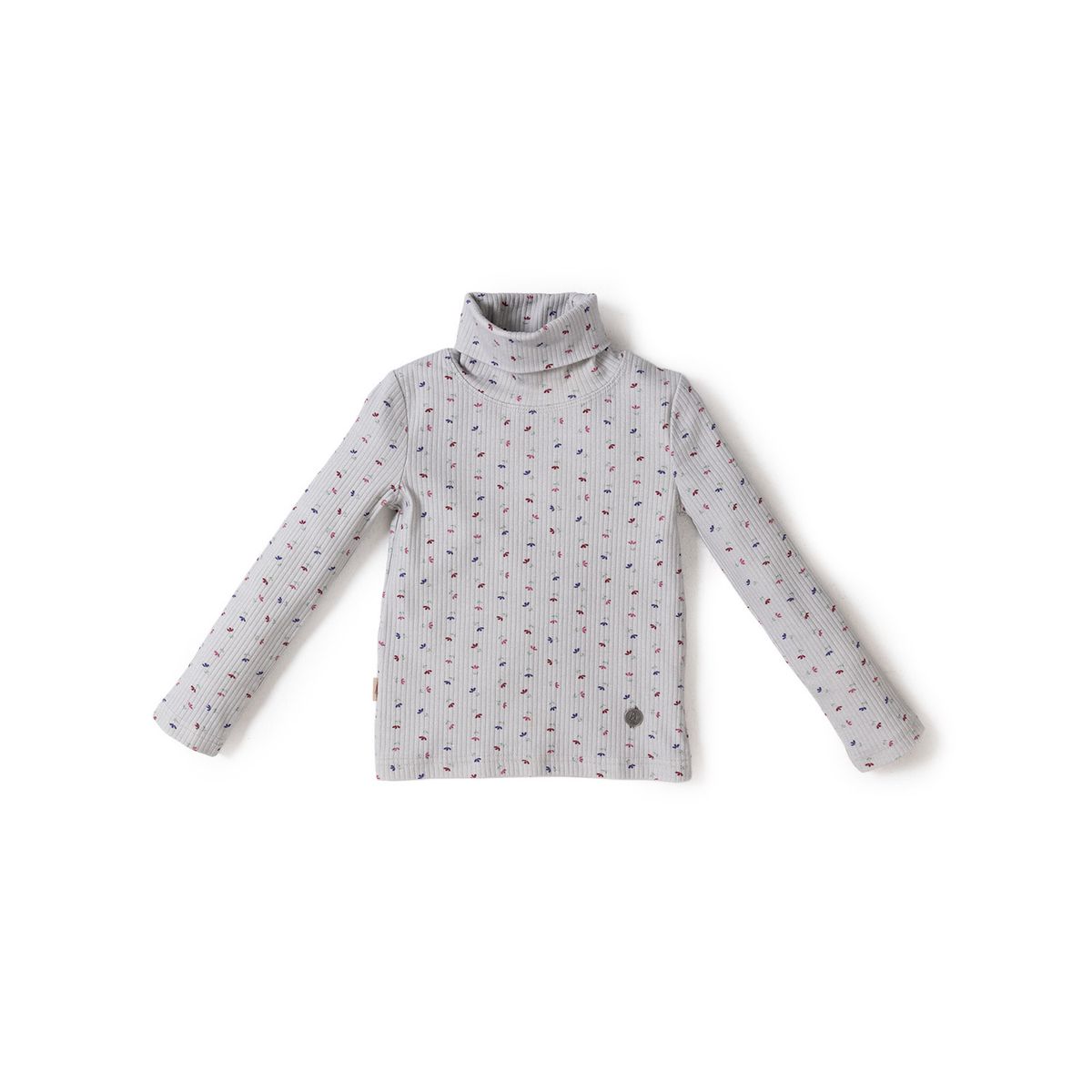 HUSH PUPPIES - Polera Manga Larga Niña Aster Gris HUSH PUPPIES
