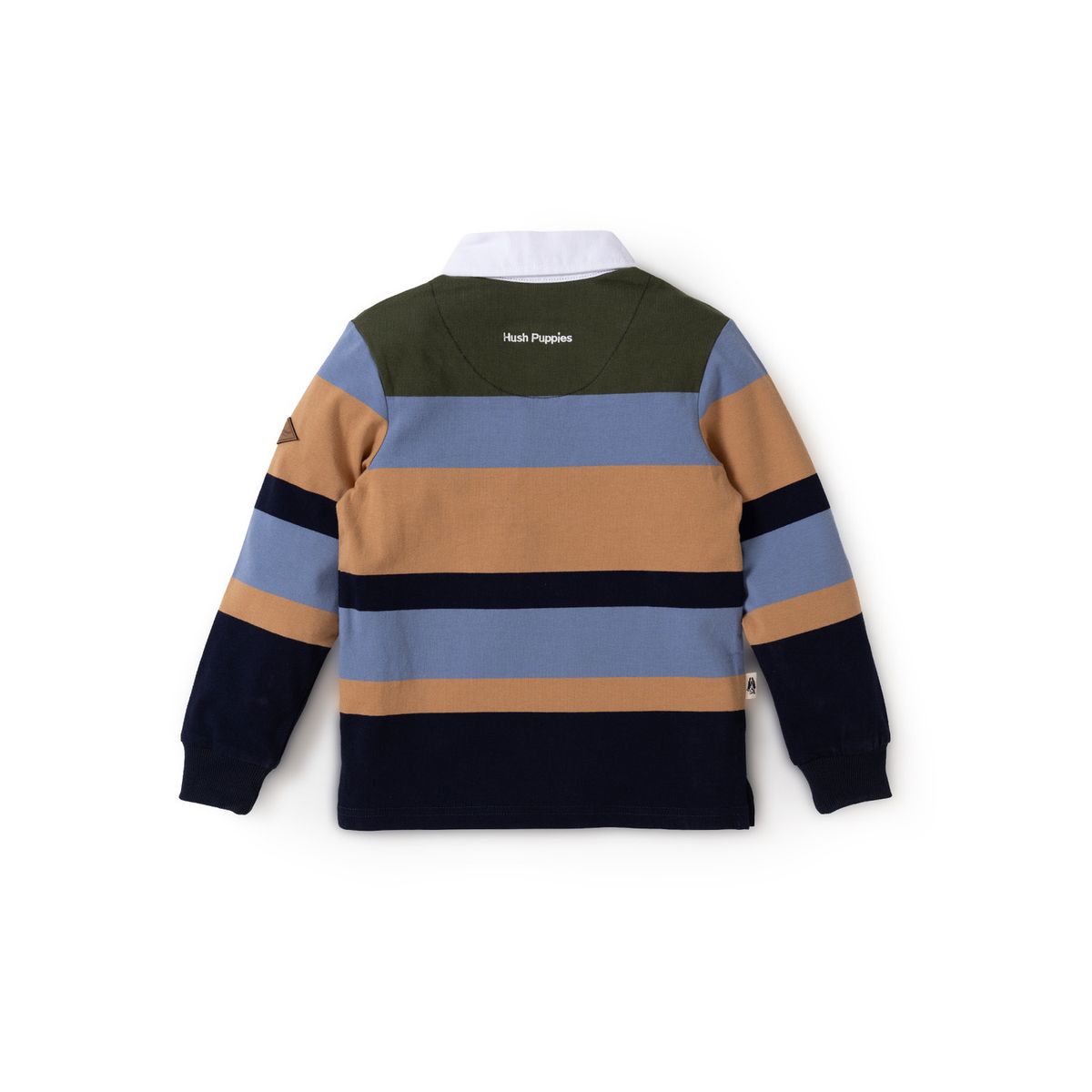 HUSH PUPPIES - Polera Manga Larga Niño Timber Verde HUSH PUPPIES