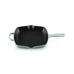 LE CREUSET - Skillet Grill Cuadrada 26Cm Sea Salt Hierro
