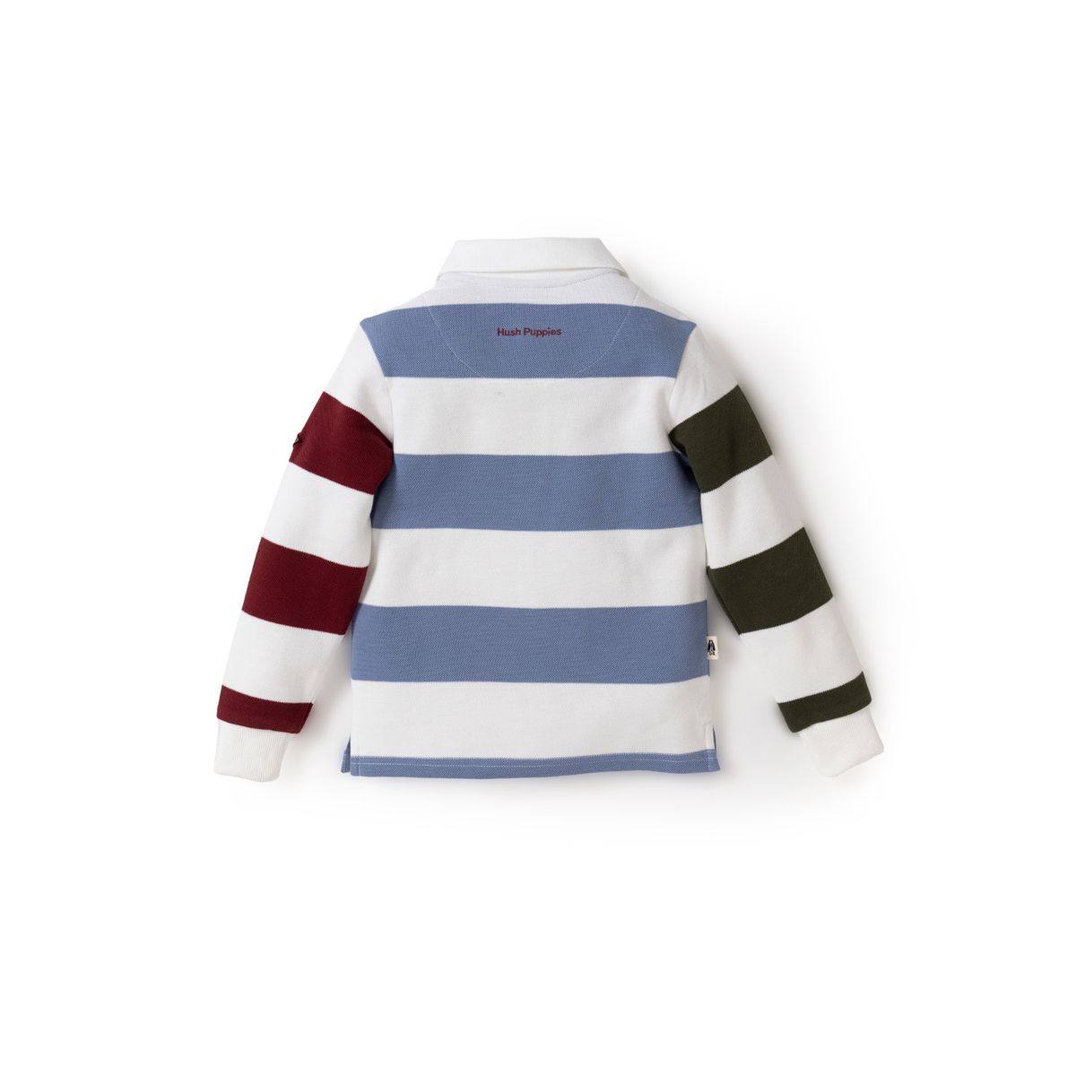 HUSH PUPPIES - Polera Manga Larga Niño Marine Azul HUSH PUPPIES