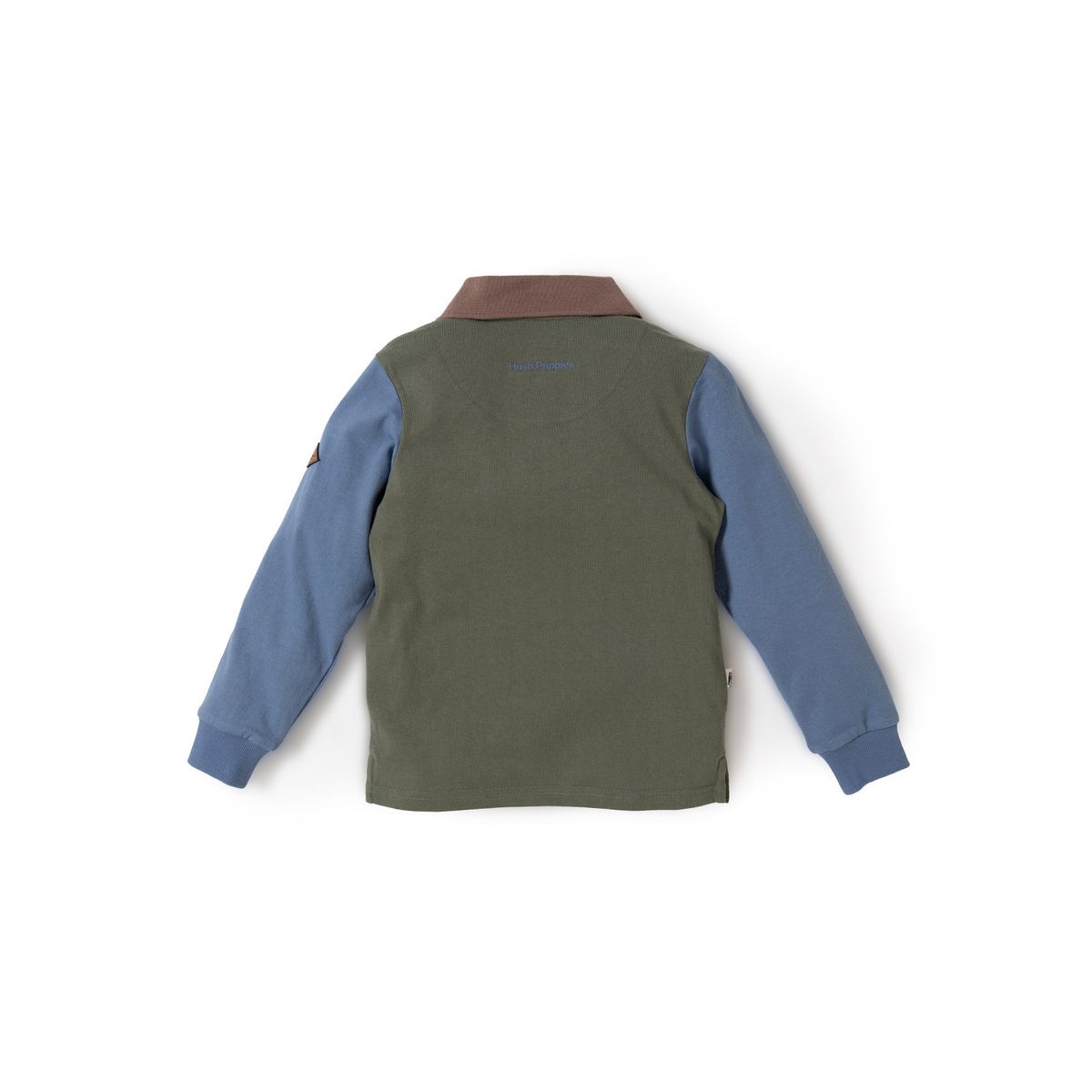 HUSH PUPPIES - Polera Manga Larga Niño North Verde HUSH PUPPIES