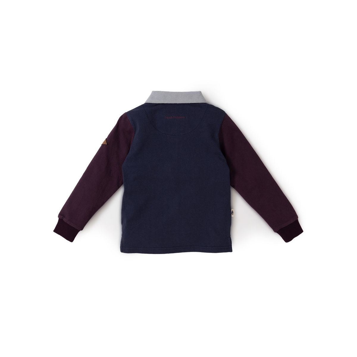 HUSH PUPPIES - Polera Manga Larga Niño North Azul HUSH PUPPIES