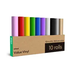 CRICUT - Vinilo Promocional 12 x 5 in - 10 Und Multicolor