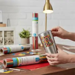 CRICUT - Vinilo Brillante 30.48 Cm X 30.48 cm Multicolor