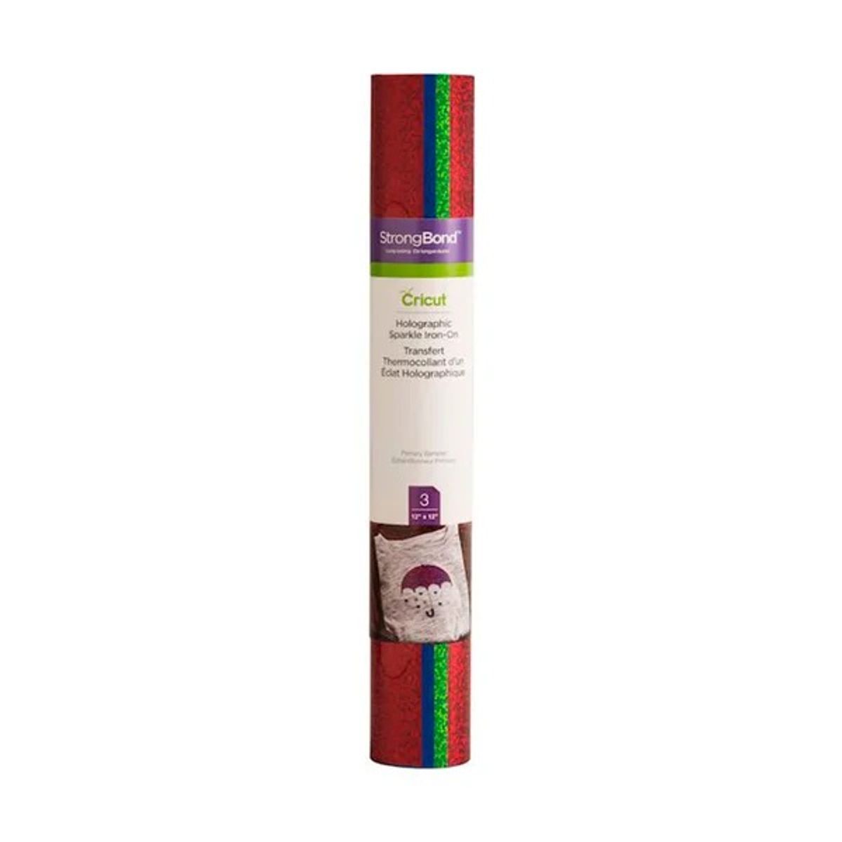 CRICUT - Vinilo Textil Holográfico 30.5 x 30.5 cm Multicolor Cricut