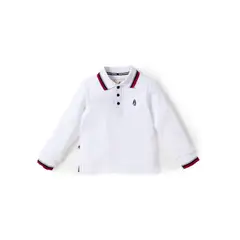 HUSH PUPPIES - Polera Manga Larga Niño Heaven Blanco