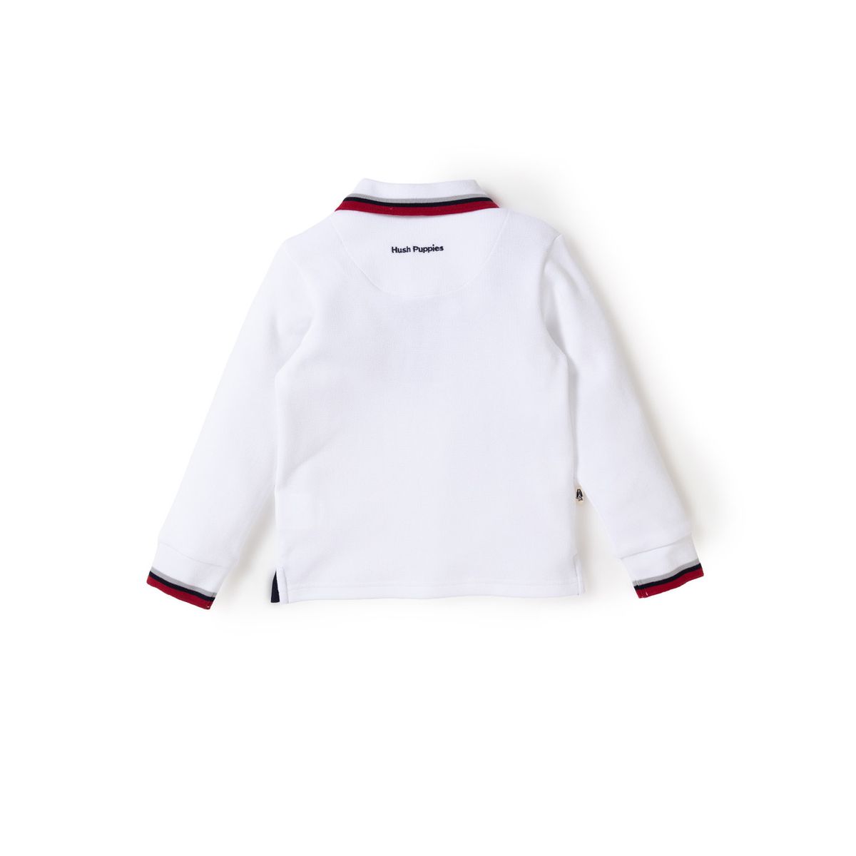 HUSH PUPPIES - Polera Manga Larga Niño Heaven Blanco HUSH PUPPIES