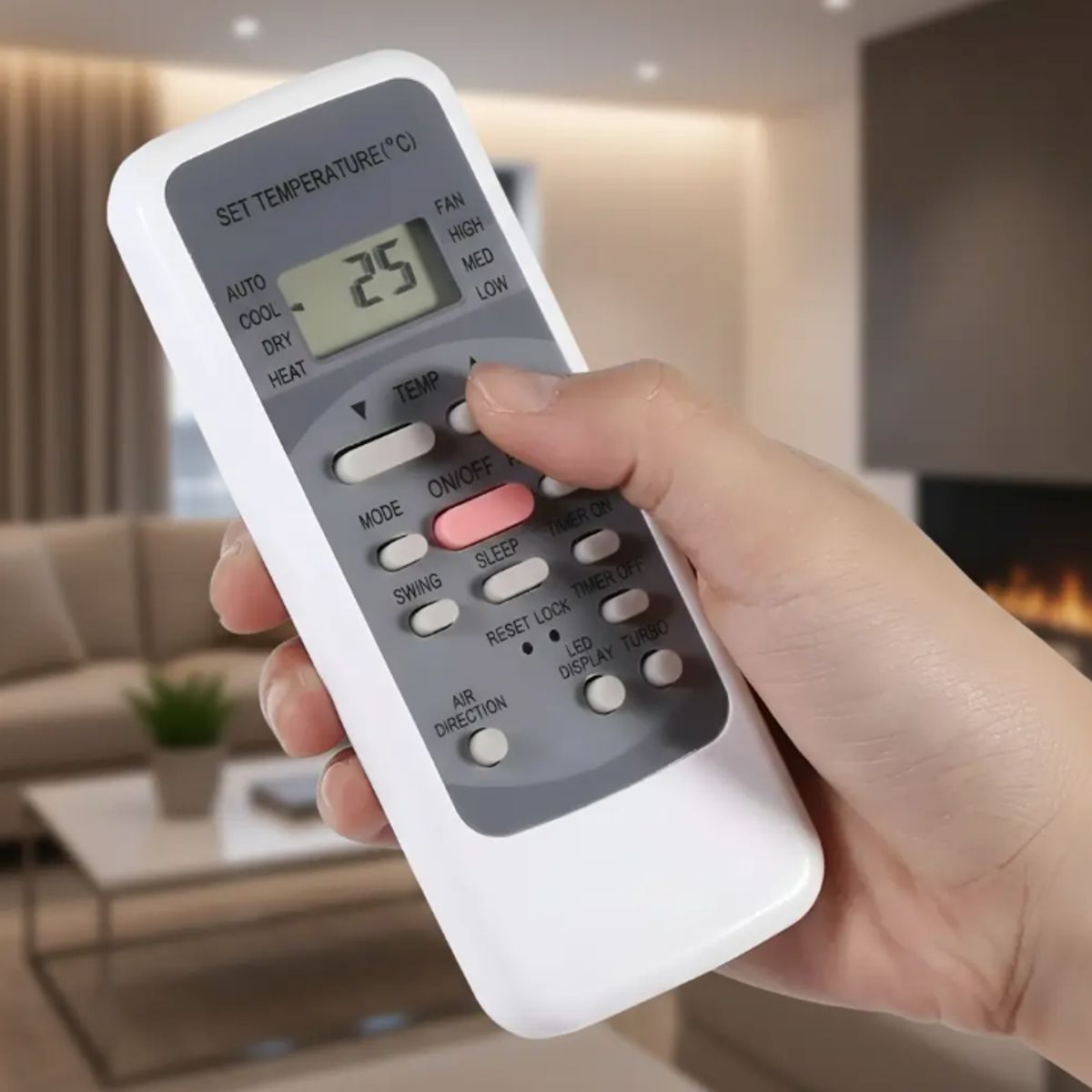 GENERICO - Control Aire Acondicionado Para Clark Midea Khone Y Otros