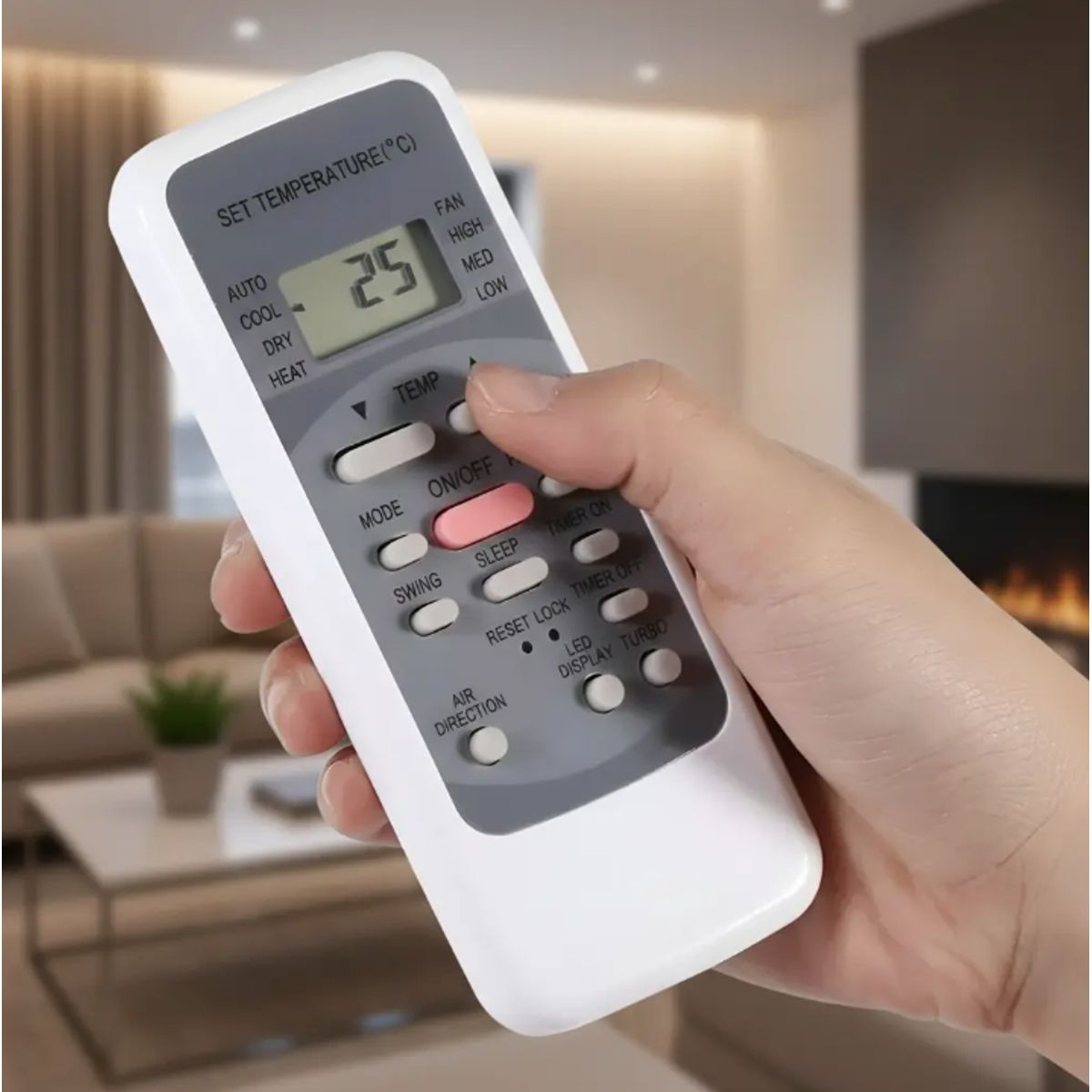 GENERICO - Control Aire Acondicionado Para Clark Midea Khone Y Otros