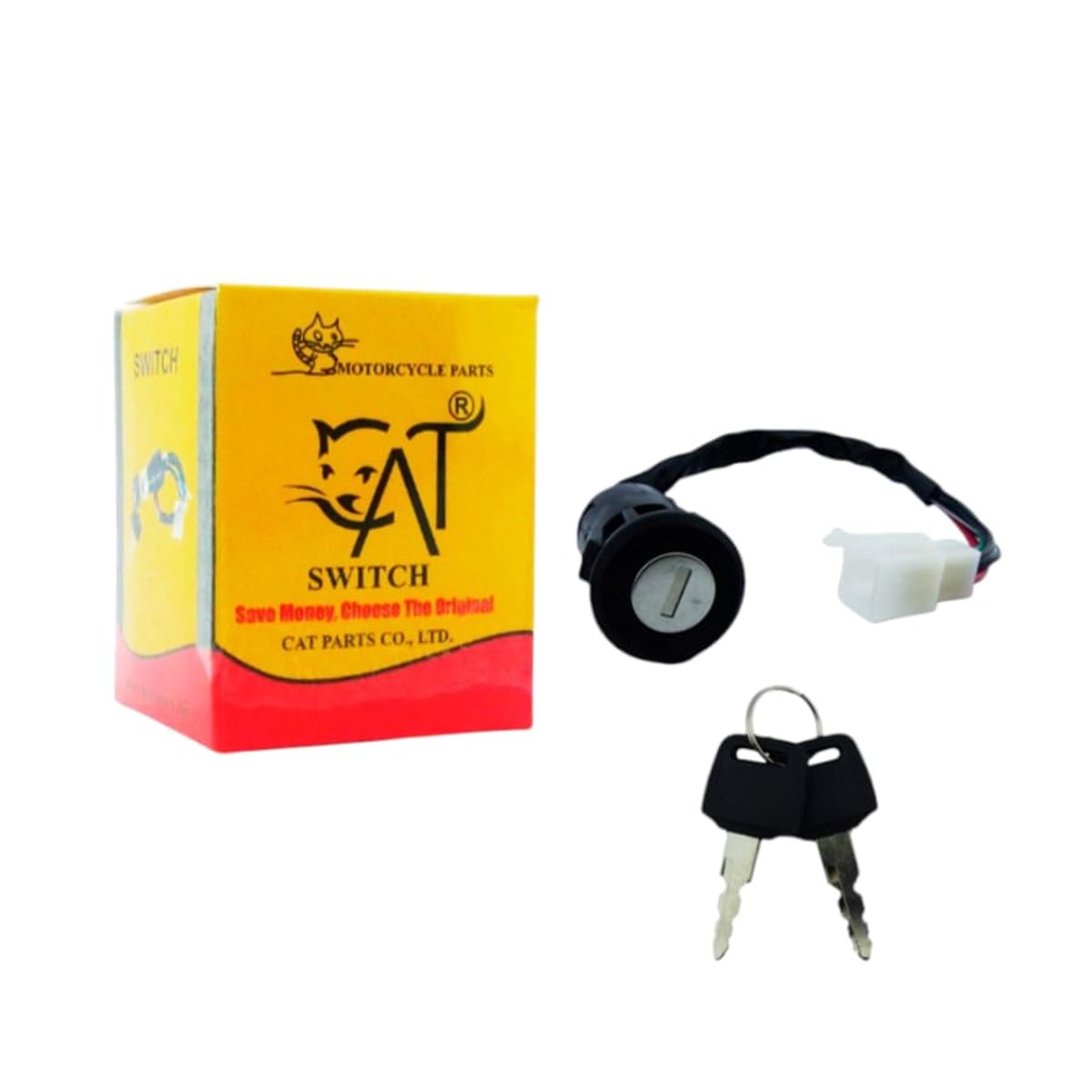GENERICO - CHAPA ENCENDIDO O CONTACTO CON LLAVE MOD.CD-70 PARA MOTO