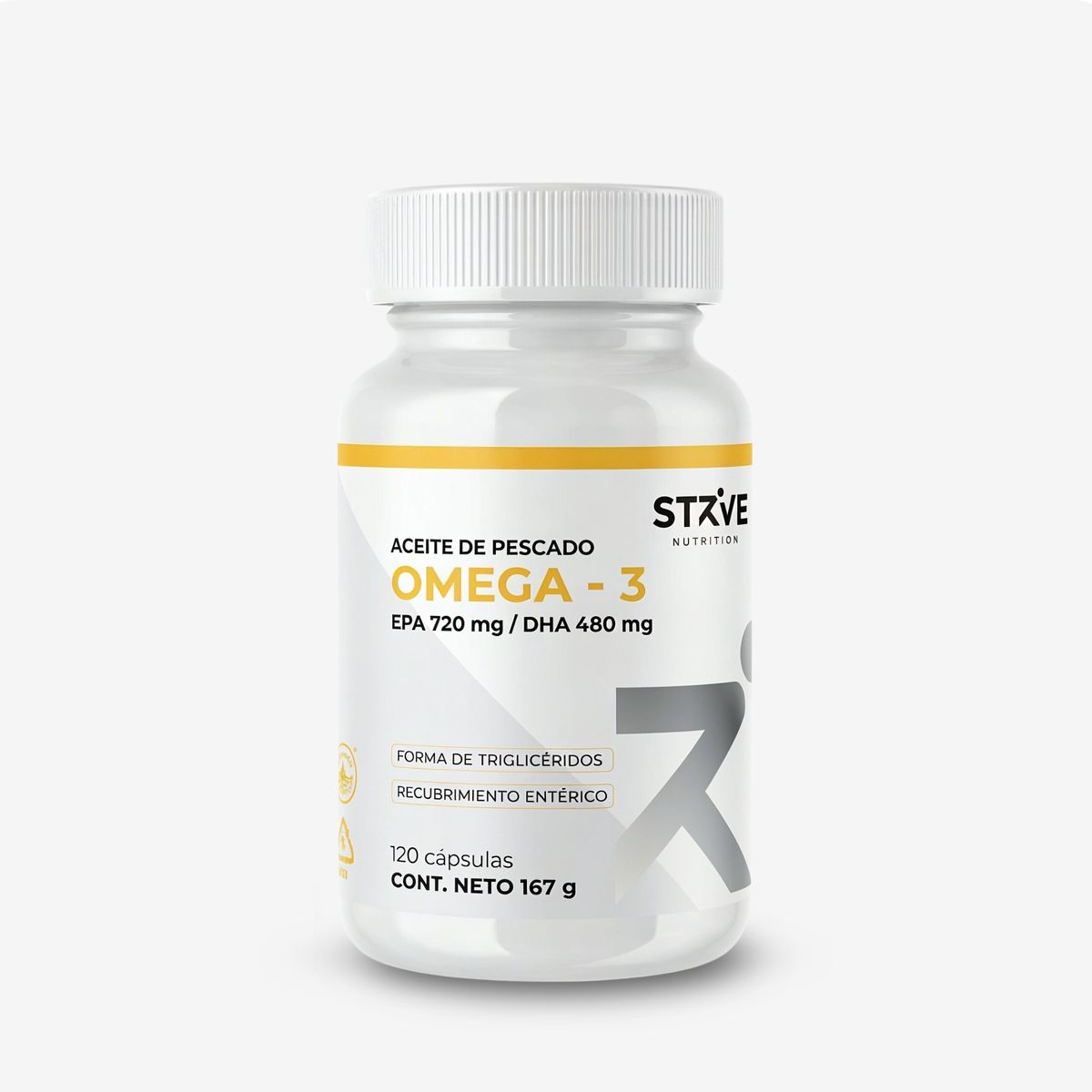 STRIVE - STRIVE Omega 3 Triglicéridos 60 porciones 167g