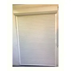 PERSIALUX - Persiana Exterior de Seguridad Color Blanco de 2mts. Ancho x 2mts. Alto Motorizada