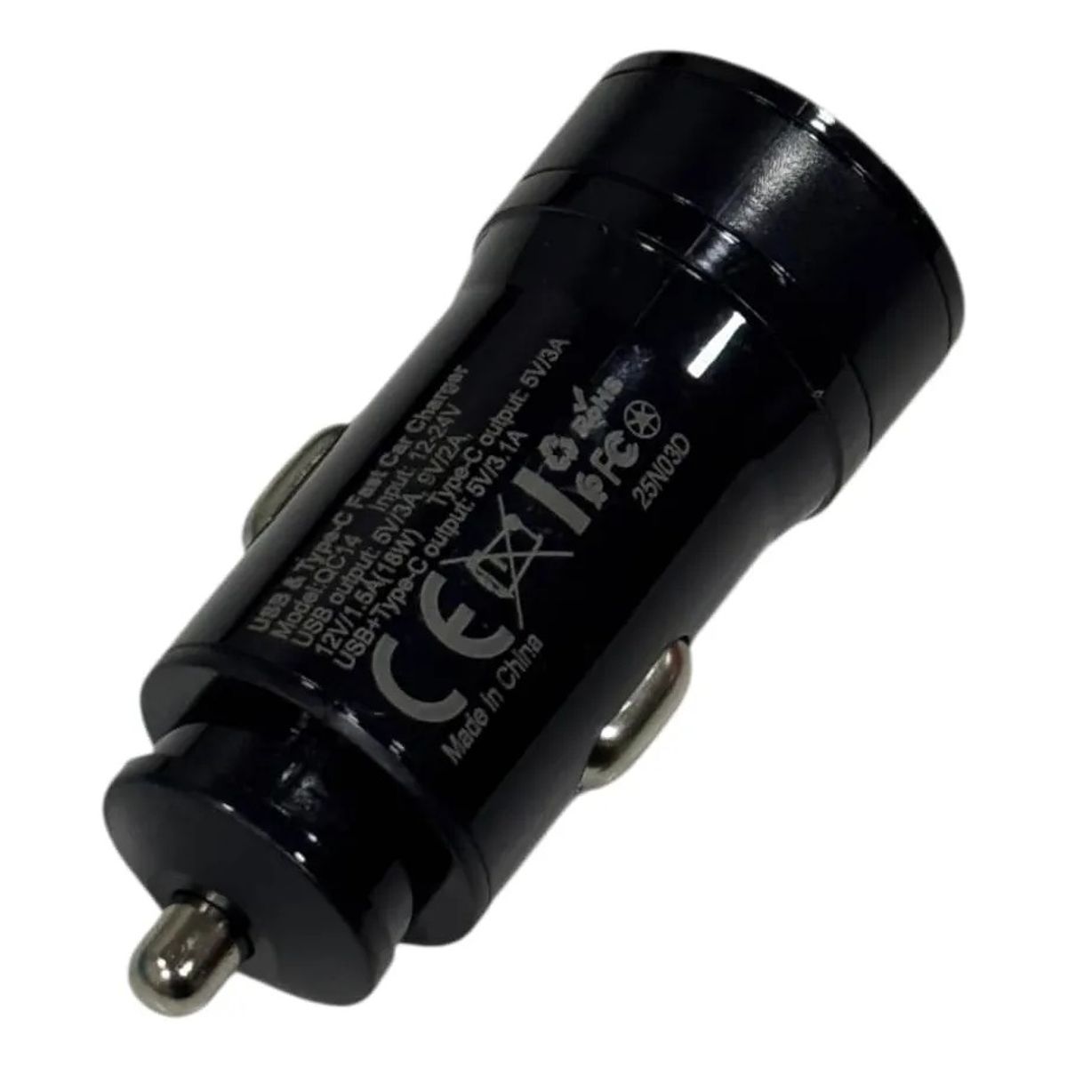 GENERICO - Encendedor De Auto Cargador Doble Usb Qc014 Cable Iphone