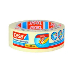 TESA - Cinta Enmascarar 36 mm 40 m para Pintura Profesional