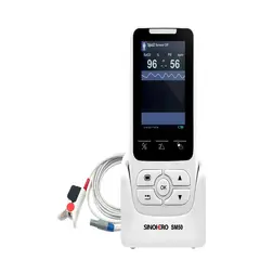 SINOHERO - Saturometro Oximetro Adulto Alarma Recargable