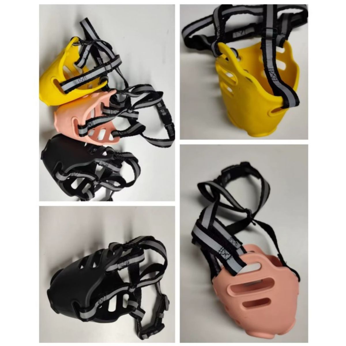 SUKEA - Bozal Para Perro Seguro Y Cómodo Amarillo M