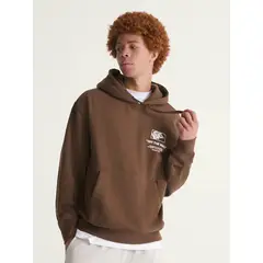 VANS - Poleron Hombre Stacked Hi Pullover Café