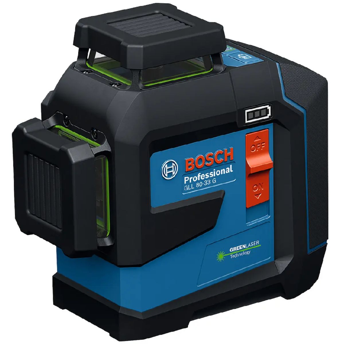 BOSCH - NIVEL LÁSER GLL 3-80CG + BATERÍA + CARGADOR