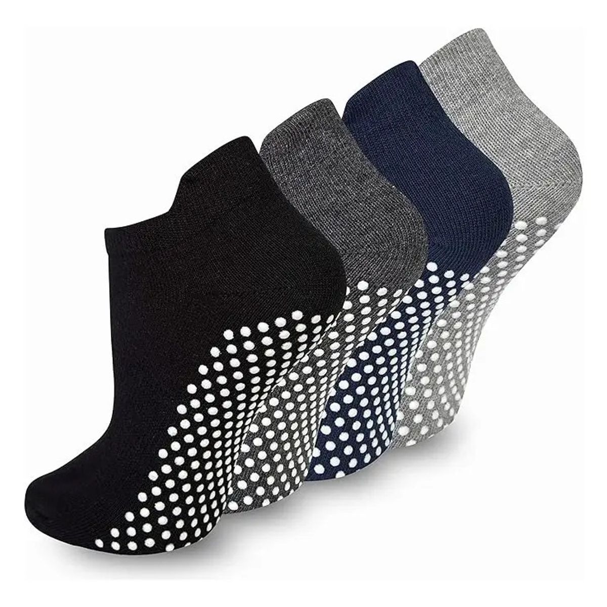 GARSIL - Calcetas Tobilleras Antideslizante Para Hombre De Yoga Danza Fitness - 6 Pares