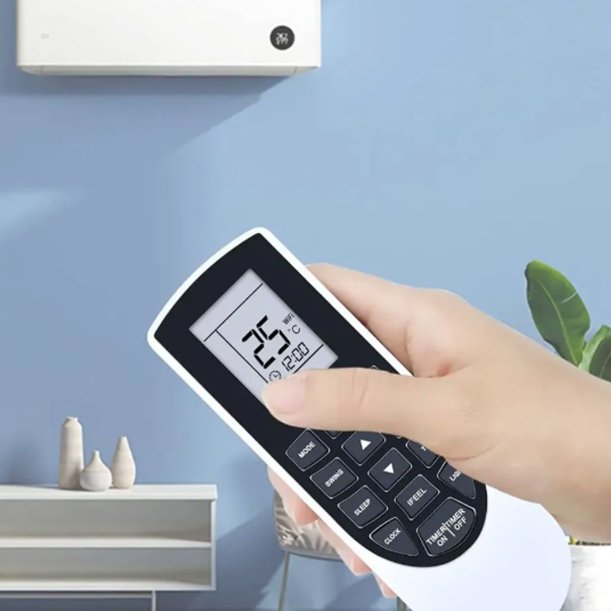 GENERICO - Control Remoto Compatible Con Aire Acondicionado Awno