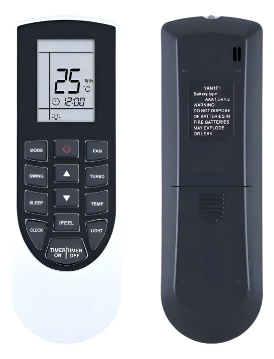 GENERICO Control Remoto Compatible Con Gree Vir09hp115v1ah Vir12hp230