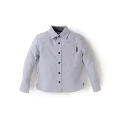 HUSH PUPPIES - Camisa Manga Larga Niño Lumix Gris