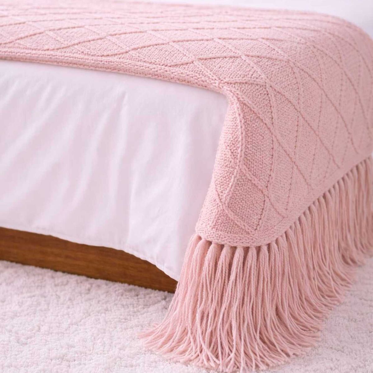 DECORACION CREATIVA - Manta Fleco Rosa