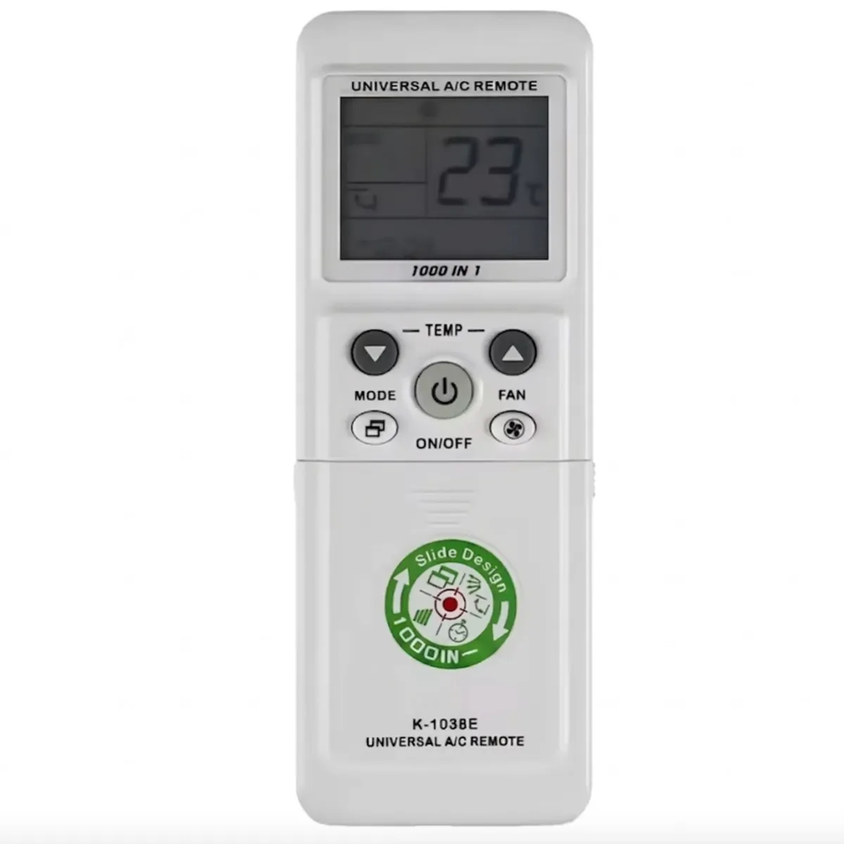 GENERICO - Control Remoto Aire Acondicionado Compatible Clark Midea Khone Y Otros