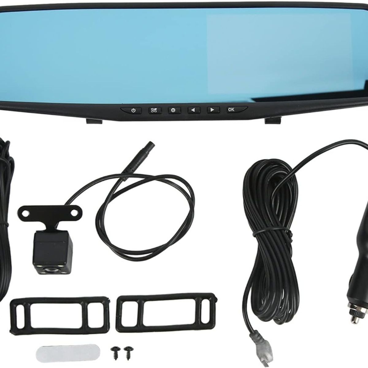 GENERICO - Cámara de Auto Espejo Retrovisor con Cámara Retroceso