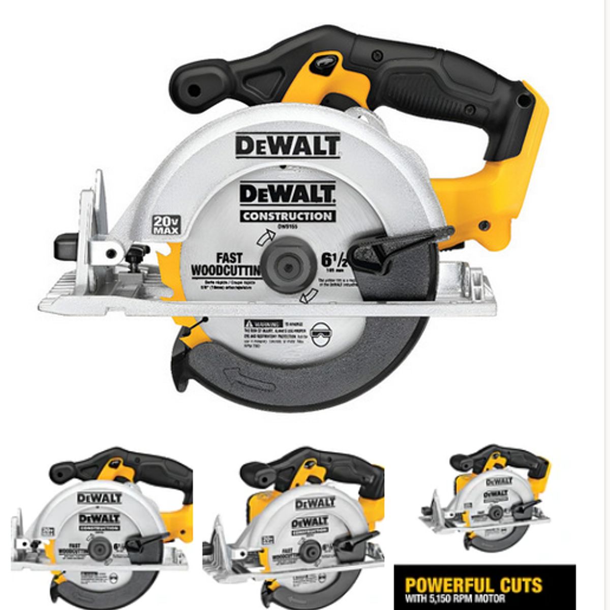 DEWALT - Sierra Circular Dewalt 20 V Max Dcs391b, 460 W