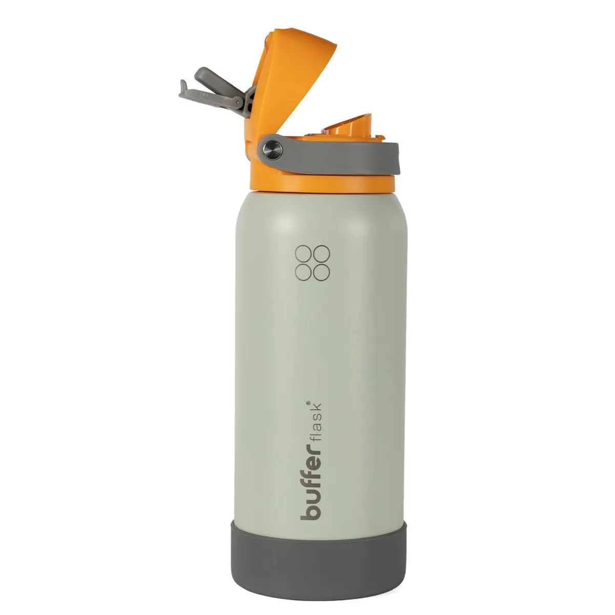 BUFFER FLASK - Termo Botella Termica Agua Buffer Acero Inoxidable 1 Lt - Verde