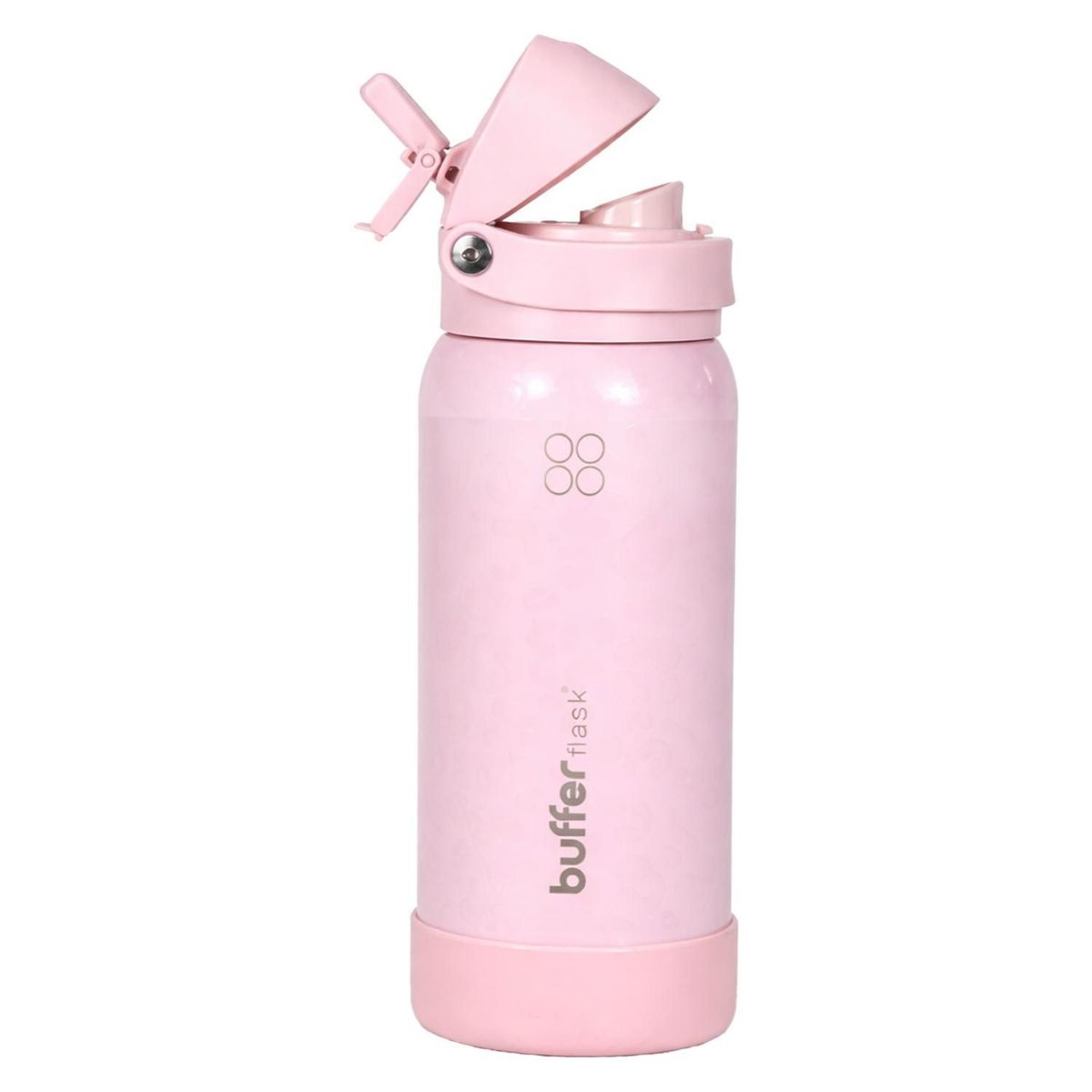 BUFFER FLASK - Termo Botella Termica Agua Buffer Acero Inoxidable 1 Lt - Rosa claro
