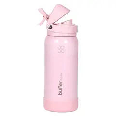BUFFER FLASK - Termo Botella Termica Agua Buffer Acero Inoxidable 1 Lt - Rosa claro