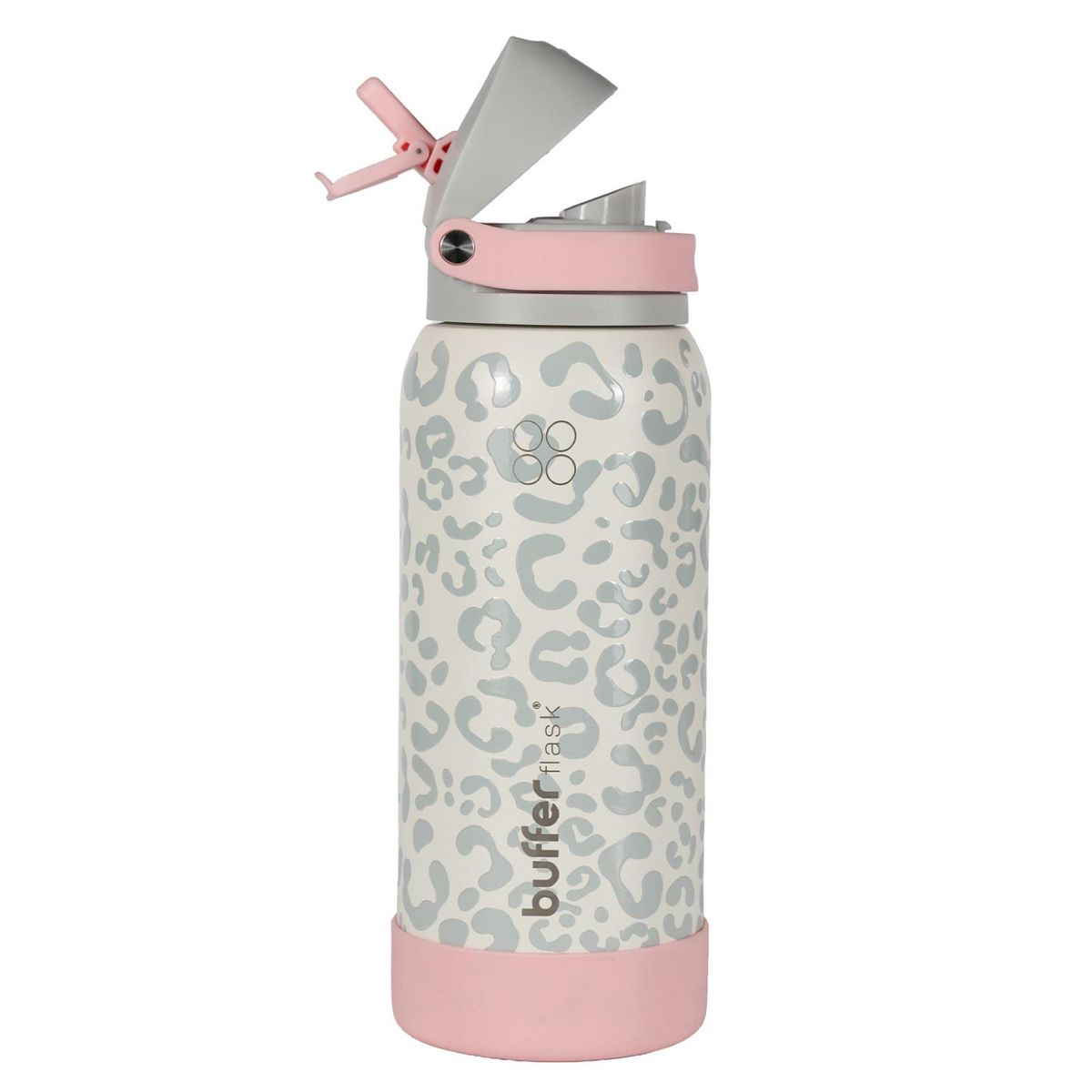 BUFFER FLASK - Termo Botella Termica Agua Buffer Acero Inoxidable 1 Lt - Crema